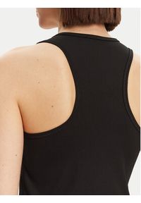 Lacoste Top TF4874 Czarny Slim Fit. Kolor: czarny. Materiał: syntetyk