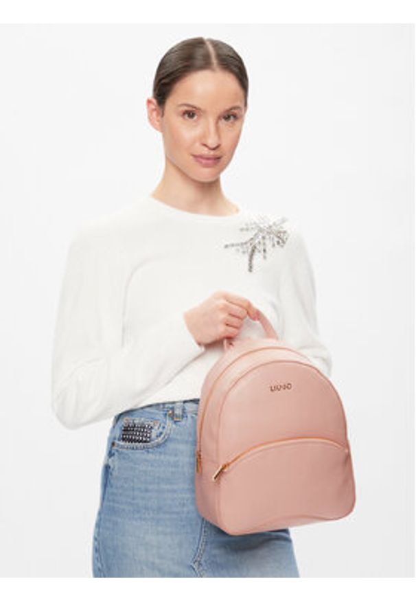 Liu Jo Plecak M Backpack AA4283 E0022 Różowy. Kolor: różowy. Materiał: skóra