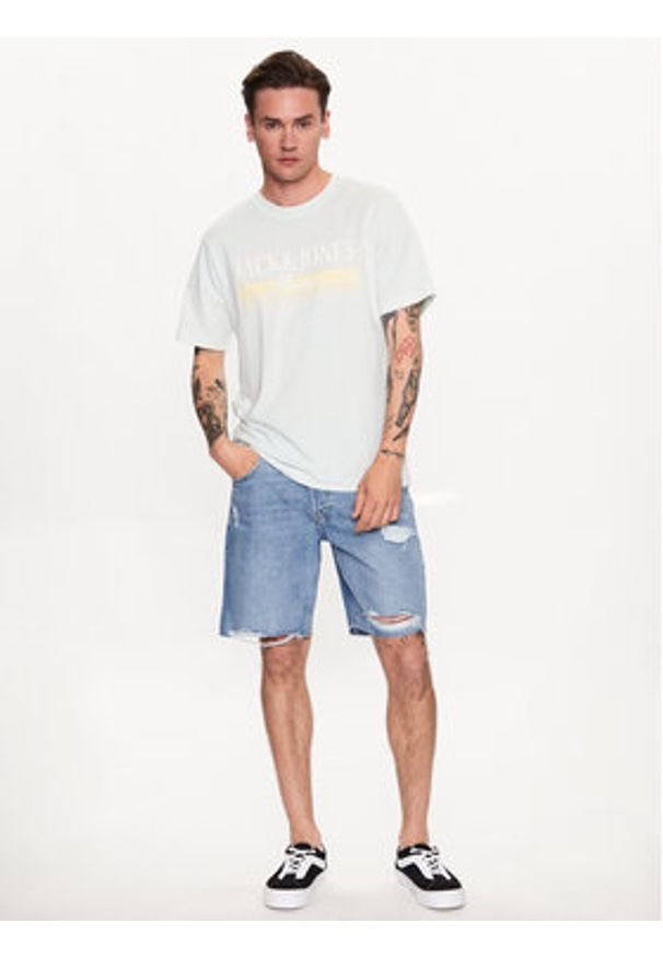 Only & Sons Szorty jeansowe 22024981 Niebieski Loose Fit. Kolor: niebieski. Materiał: jeans