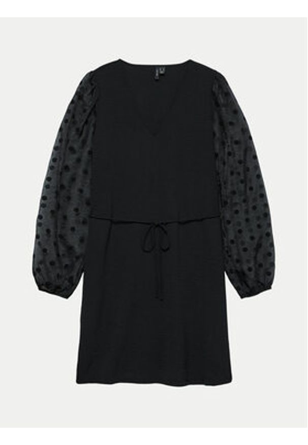 Vero Moda Sukienka koktajlowa Alva 10337473 Czarny Regular Fit. Kolor: czarny. Materiał: syntetyk. Styl: wizytowy