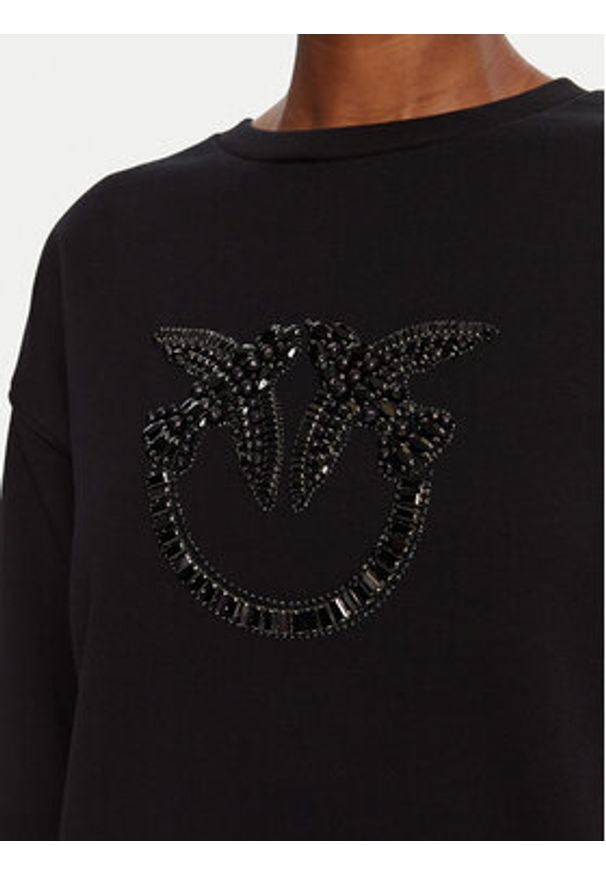 Pinko - PINKO Bluza Nelly 100534 A2RO Czarny Regular Fit. Kolor: czarny. Materiał: bawełna