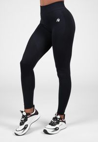GORILLA WEAR - Whitney Bezszwowe Leginsy - Czarny. Kolor: czarny. Sport: fitness