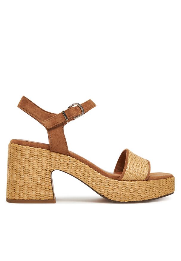 Espadryle Tamaris. Kolor: brązowy