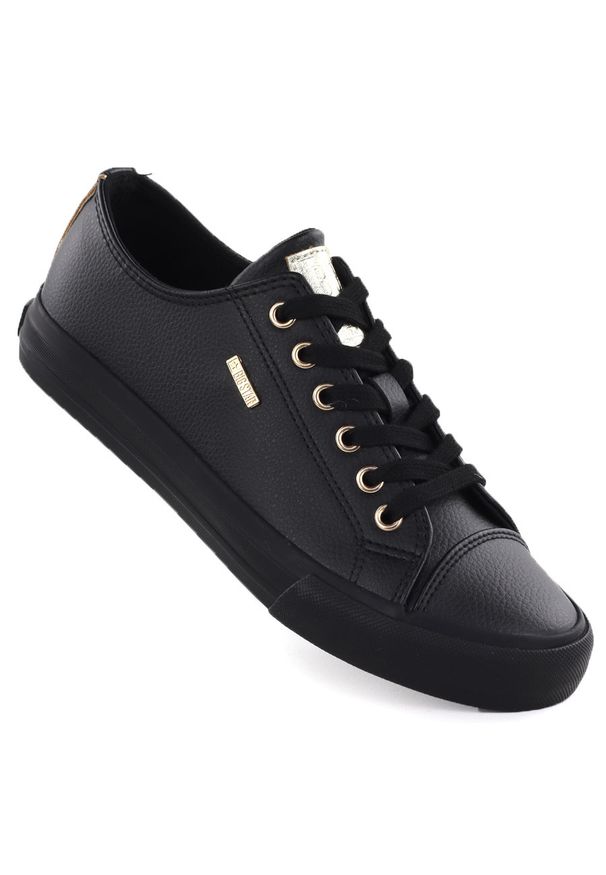 Big-Star - Trampki niskie damskie ekoskóra białe Big Star RR274749. Kolor: biały. Materiał: skóra ekologiczna. Sezon: lato. Styl: sportowy