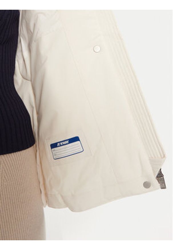 K-Way Kurtka zimowa Marlette K7125KW Écru Regular Fit. Materiał: syntetyk. Sezon: zima