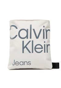 Saszetka Calvin Klein Jeans. Kolor: beżowy