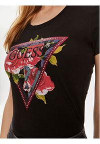 Guess T-Shirt W4YI71 J1314 Czarny Regular Fit. Kolor: czarny. Materiał: bawełna #4