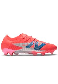 Korki męskie New Balance FURON ELITE FG V8 SF1FMP8 – czerwone. Kolor: czerwony. Materiał: włókno. Szerokość cholewki: normalna. Sport: piłka nożna