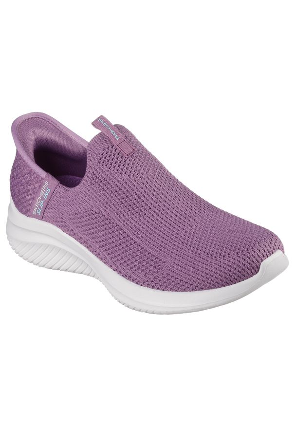 skechers - Buty sportowe Sneakersy damskie, Slip-Ins: Ultra Flex 3.0 - Easy Win. Kolor: fioletowy. Sport: turystyka piesza