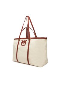 Pinko - PINKO Torebka Miranda Shopper Extra PE 25 PLTT 104715 A2G2 Beżowy. Kolor: beżowy