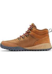 columbia - Buty Sneakersy Męskie Columbia Fairbanks Mid Waterproof. Kolor: brązowy