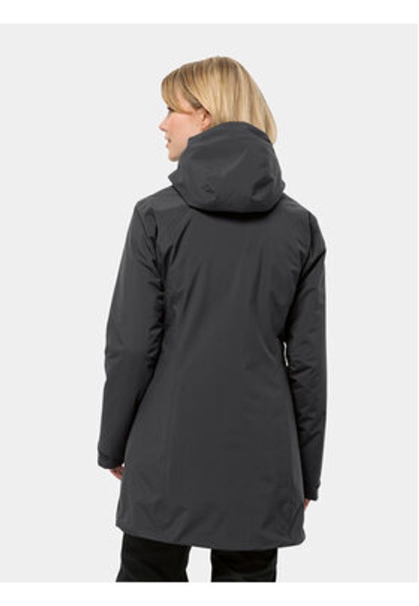 Jack Wolfskin Kurtka zimowa Heidelstein Ins Jkt 1115681 Czarny Regular Fit. Kolor: czarny. Materiał: syntetyk. Sezon: zima