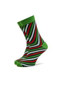 Rainbow Socks Zestaw 2 par wysokich skarpet damskich Xmas Socks Balls Adults Gifts Pak 2 Kolorowy. Materiał: bawełna. Wzór: kolorowy