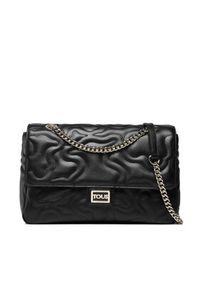 Tous - TOUS Torebka Bandolera Solapa M. K Dream 2001576951 Czarny. Kolor: czarny. Materiał: skórzane #3