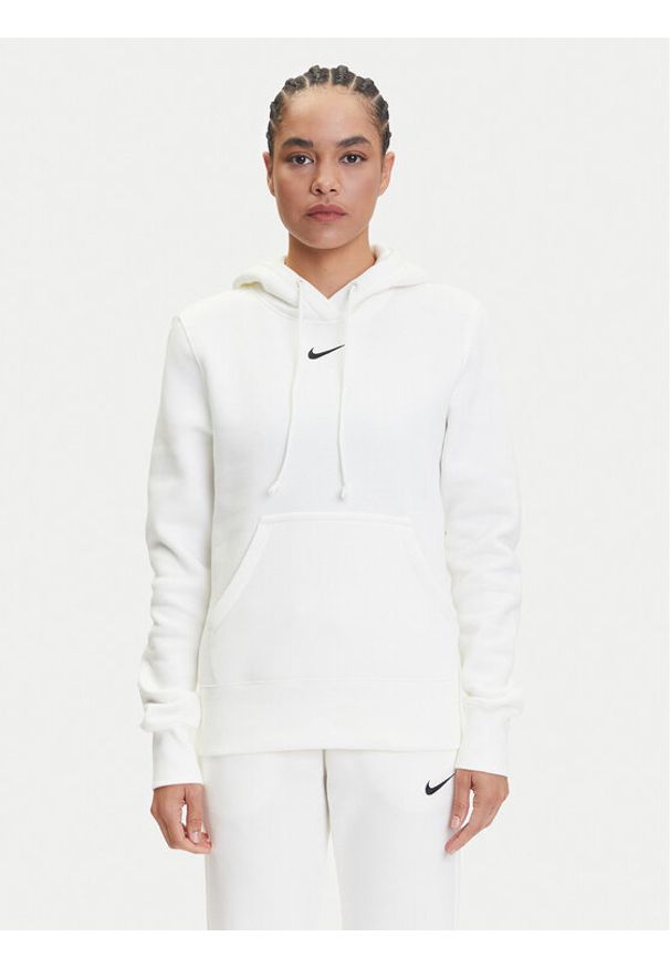 Nike Bluza Phoenix Fleece HF6839 Biały Relaxed Fit. Kolor: biały. Materiał: bawełna