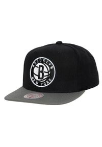 Czapka z daszkiem męska do koszykówki Mitchell & Ness NBA Brooklyn Nets czarna. Kolor: czarny #1