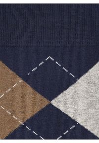 Pako Lorente - PAKO LORENTE - Granatowe skarpety w romby. Kolor: niebieski #2