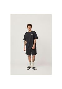 T-shirt Kubota granatowy męski. Kolor: niebieski. Sport: turystyka piesza, fitness