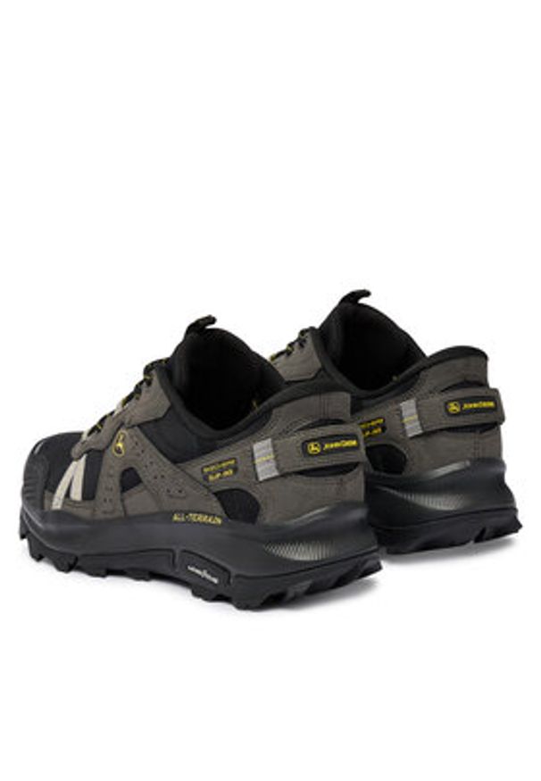 skechers - Skechers Trekkingi John Deere: Skechers Slip-Ins Equalizer 5.0 256009/BBK Czarny. Kolor: czarny. Materiał: skóra. Sport: turystyka piesza