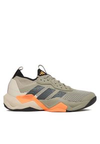Adidas - adidas Buty na siłownię Rapidmove Adv 2 JQ3941 Khaki. Kolor: brązowy. Materiał: materiał. Sport: fitness #1