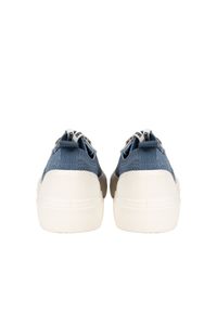 Love Moschino Trampki | JA15022G1LIYI | Kobieta | Niebieski. Okazja: na co dzień, na spacer. Kolor: niebieski. Materiał: tkanina, skóra. Sezon: lato. Styl: casual #5