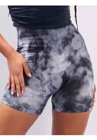 Sinsay - Kolarki sportowe tie-dye - szary. Kolor: szary. Styl: sportowy