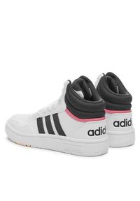 Adidas - adidas Sneakersy Hoops 3.0 GW5455 Biały. Kolor: biały. Materiał: materiał #5