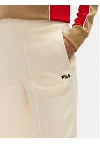 Fila Spodnie dresowe Lauka FAW0910 Écru Wide Leg. Materiał: bawełna #5