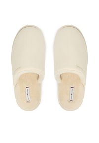 TOMMY HILFIGER - Tommy Hilfiger Kapcie Soft House Shoe FW0FW08853 Biały. Kolor: biały. Materiał: materiał #5
