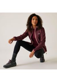 Regatta - Polar damski rozsuwany Newhill. Kolor: różowy. Materiał: polar. Wzór: melanż #1