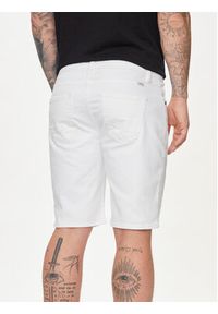 Blend Szorty jeansowe 20716686 Biały Slim Fit. Kolor: biały. Materiał: bawełna #3