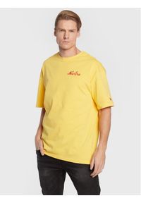 New Era T-Shirt Food Graphic 60284764 Żółty Oversize. Kolor: żółty. Materiał: bawełna