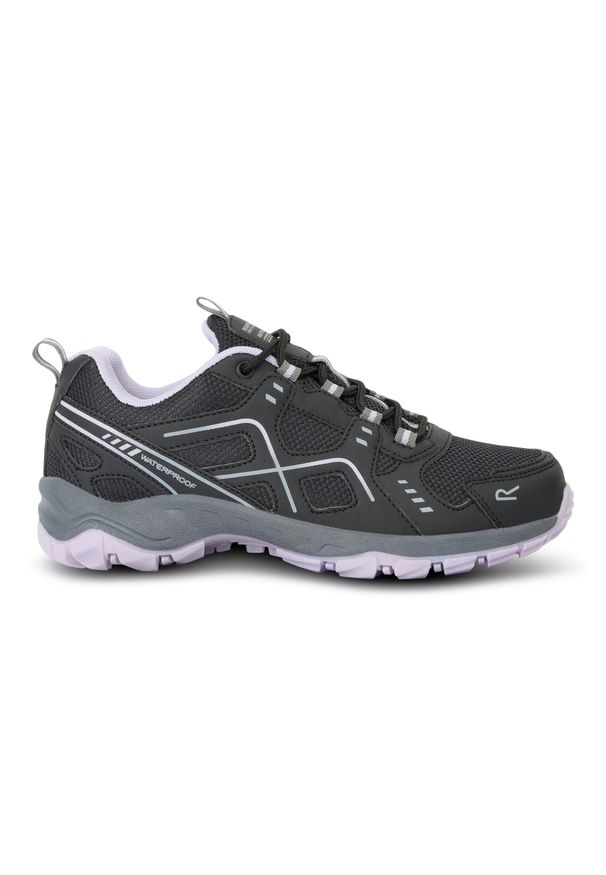 Regatta - Buty damskie Lady Vendeavour. Okazja: na spacer. Kolor: szary, wielokolorowy, fioletowy. Styl: sportowy