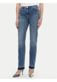 Pinko - PINKO Jeansy Robin 104607 A2E1 Niebieski Straight Leg. Kolor: niebieski