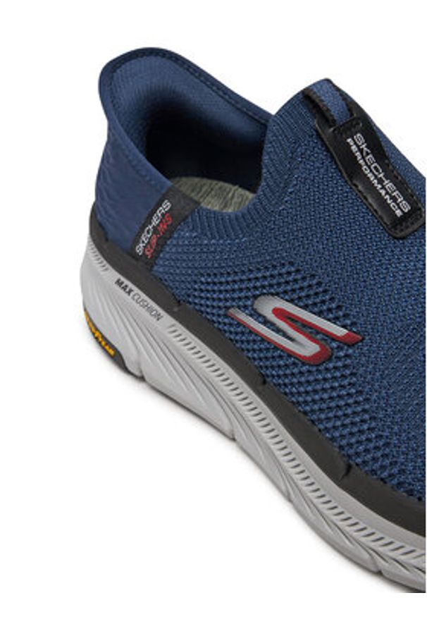 skechers - Skechers Sneakersy Max Cushioning Premier 2.0 - Advantageous 2 220839 NVY Granatowy. Kolor: niebieski. Materiał: materiał