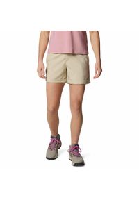 columbia - Krótkie spodenki damskie Columbia Silver Ridge Utility Short. Kolor: beżowy. Długość: krótkie