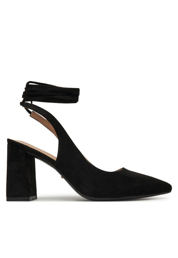 DeeZee Czółenka HLL-31 Czarny. Kolor: czarny. Materiał: materiał