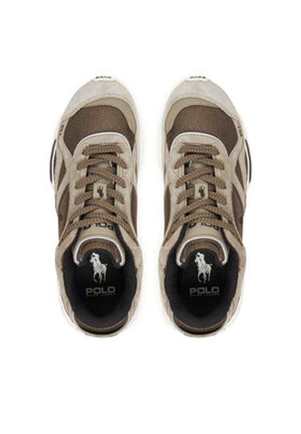 Polo Ralph Lauren Sneakersy Trackster 275 Sneaker 809974012003 Szary. Kolor: szary. Materiał: skóra, zamsz