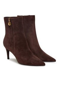 Coccinelle Botki E4 SB2 11 01 01 Brązowy. Kolor: brązowy. Materiał: zamsz, skóra #2