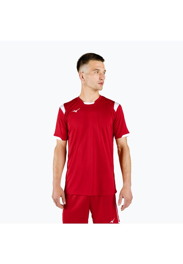 Koszulka treningowa męska Mizuno Premium Handball. Kolor: wielokolorowy, biały, czerwony. Sport: piłka ręczna