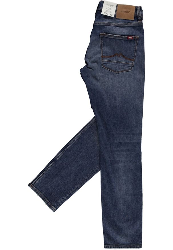Męskie Spodnie Jeansowe Mustang Style Vegas Slim Denim Blue 1016411 5000 882