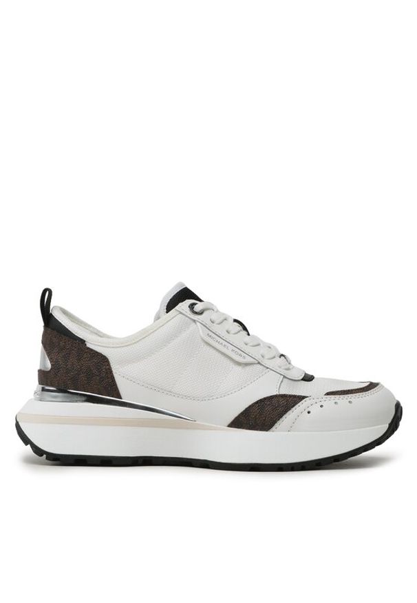 MICHAEL Michael Kors Sneakersy Flynn Trainer 43S3FYFS7D Biały. Kolor: biały. Materiał: materiał