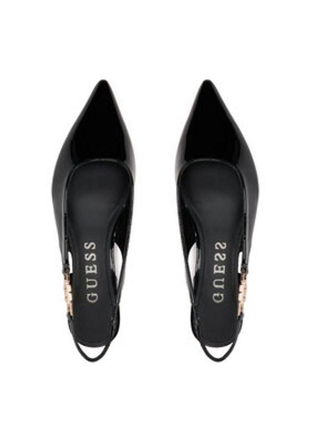 Guess Czółenka FLPZAB PAF05 Czarny. Kolor: czarny. Materiał: skóra