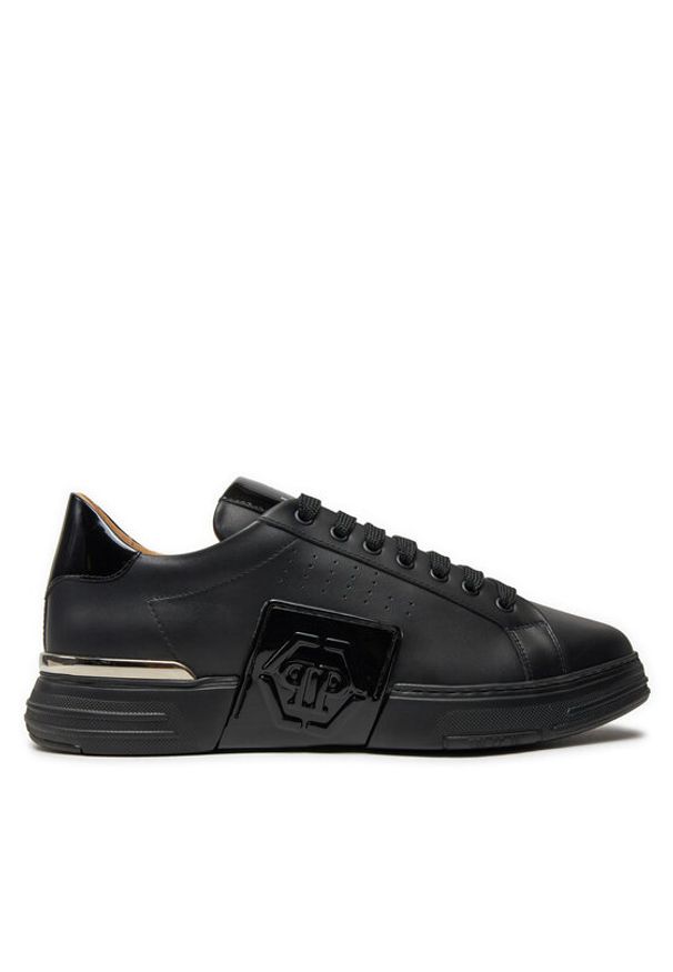 Philipp Plein - PHILIPP PLEIN Sneakersy FADS USC0565 PLE025N Czarny. Kolor: czarny. Materiał: skóra