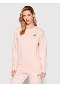 New Balance Bluza Unisex UT21501 Różowy Relaxed Fit. Kolor: różowy. Materiał: bawełna #4
