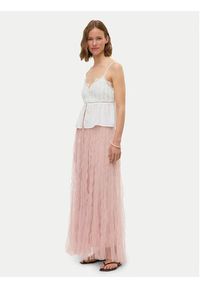 Vero Moda Spódnica tiulowa Caralia 10341582 Różowy Regular Fit. Kolor: różowy. Materiał: syntetyk #2