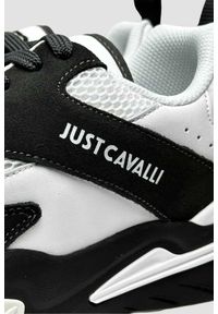 Just Cavalli - JUST CAVALLI Białe sneakersy FONDO GRUT DIS. 4, Rozmiar 41. Kolor: biały #4