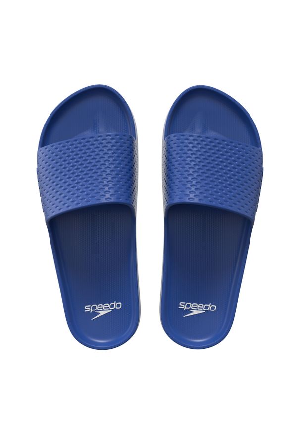 Klapki basenowe antypoślizgowe męskie Speedo Slide Entry. Kolor: niebieski. Sport: pływanie