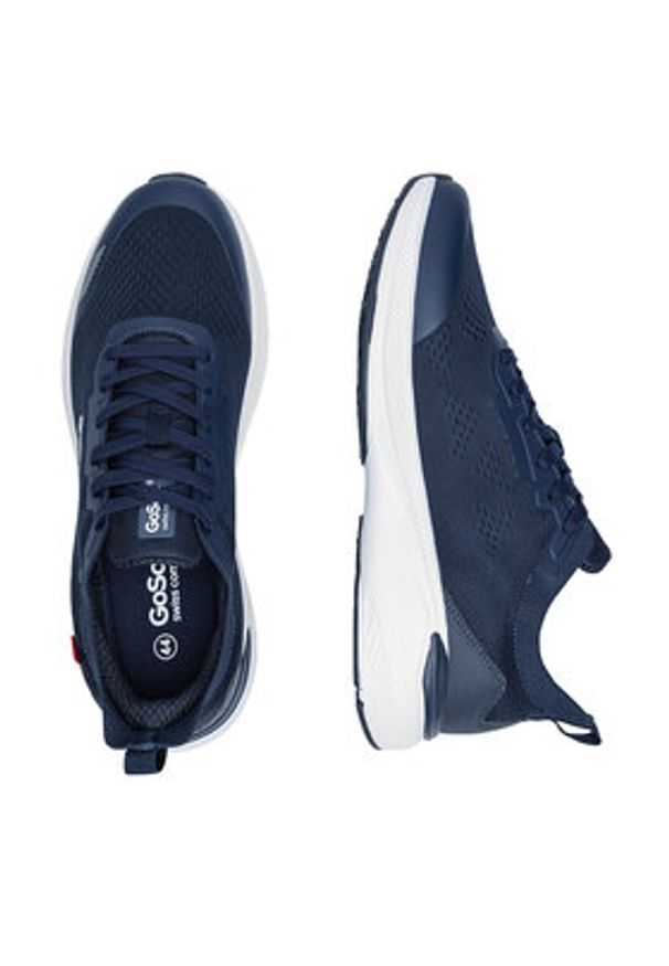 Go Soft Sneakersy MP-12A Granatowy. Kolor: niebieski. Materiał: materiał
