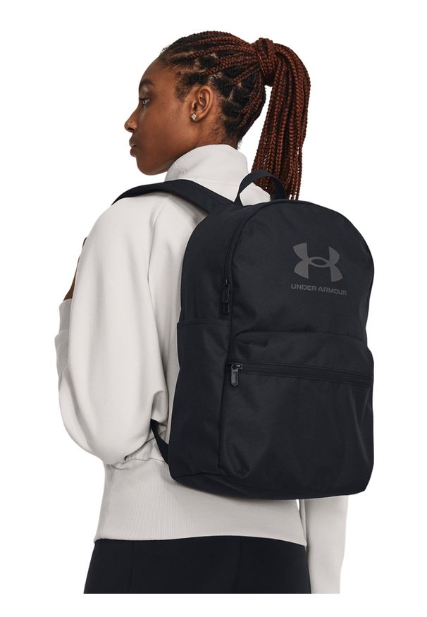 Plecak miejski uniseks Under Armour UA Loudon Lite Backpack - czarny. Kolor: czarny. Materiał: poliester